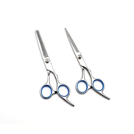 professional 6 inch stainless steel hair cutting scissors set