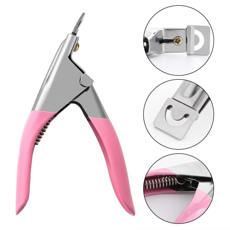 Long/Artificial nail tip cutter- Professional Nail Clipper- Straight Edge Acrylic Nail Clipper