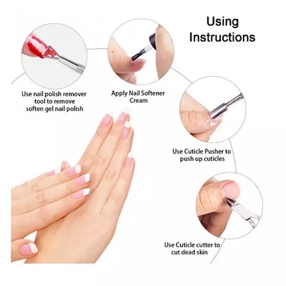 3pcs manicure/ gel removal tool kit